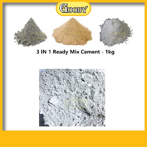 3 in 1 Cement Ready Mix Simen Sedia Campur (1KG) | Shopee Malaysia