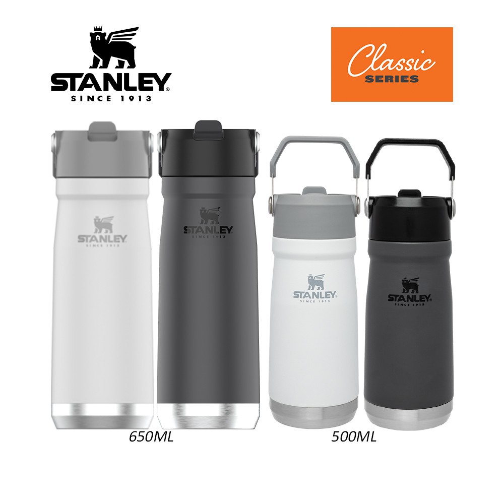 New STANLEY Classic The IceFlow Flip Straw 650ml Water Bottle