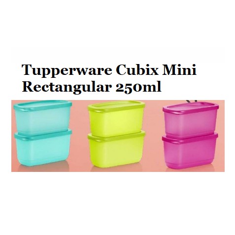 Tupperware Cubix Rectangular Small 250ml/ Small Container/ Food