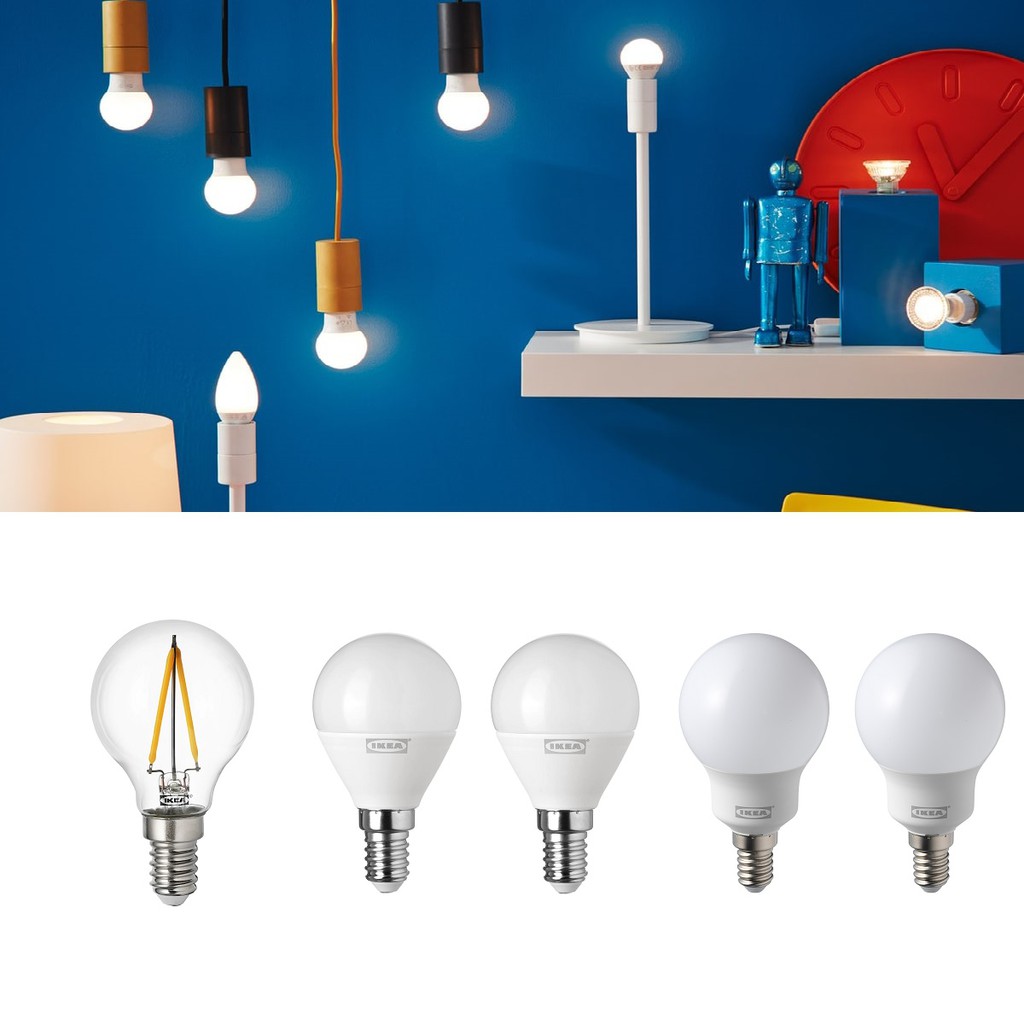 Ikea E14 Led Light Bulb Cool Daylight Warm White Shopee Malaysia 8496