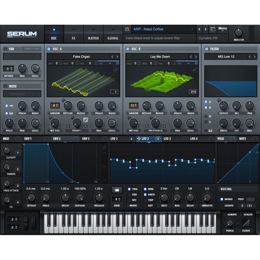 Serum xfer clearance wavetable synth