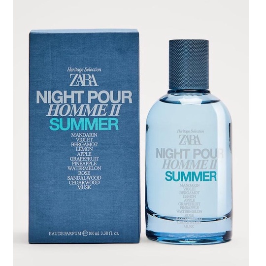 ORIGINAL] ZARA NIGHT POUR HOMME II NIGHT POUR HOMME II SPORT EDP