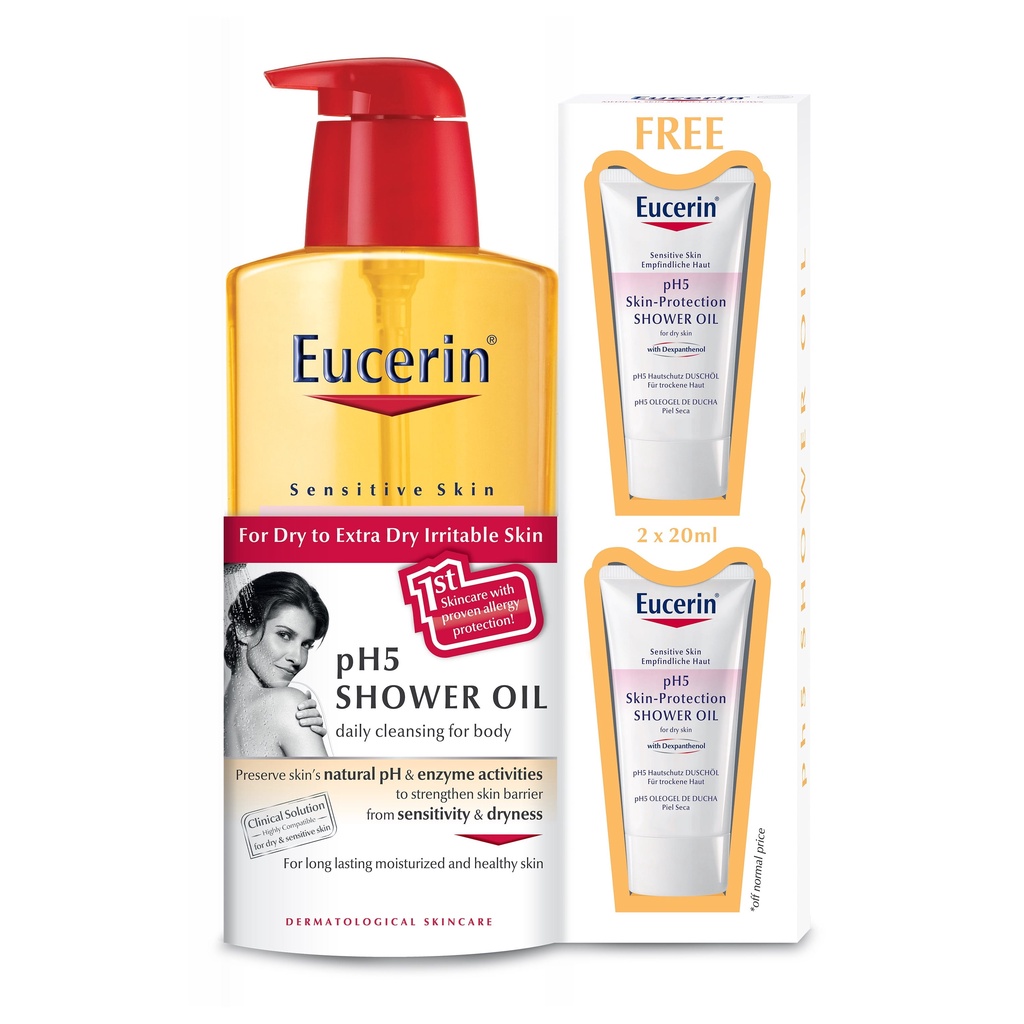 EUCERIN SHOWER OIL REGIMEN SET Shopee Malaysia