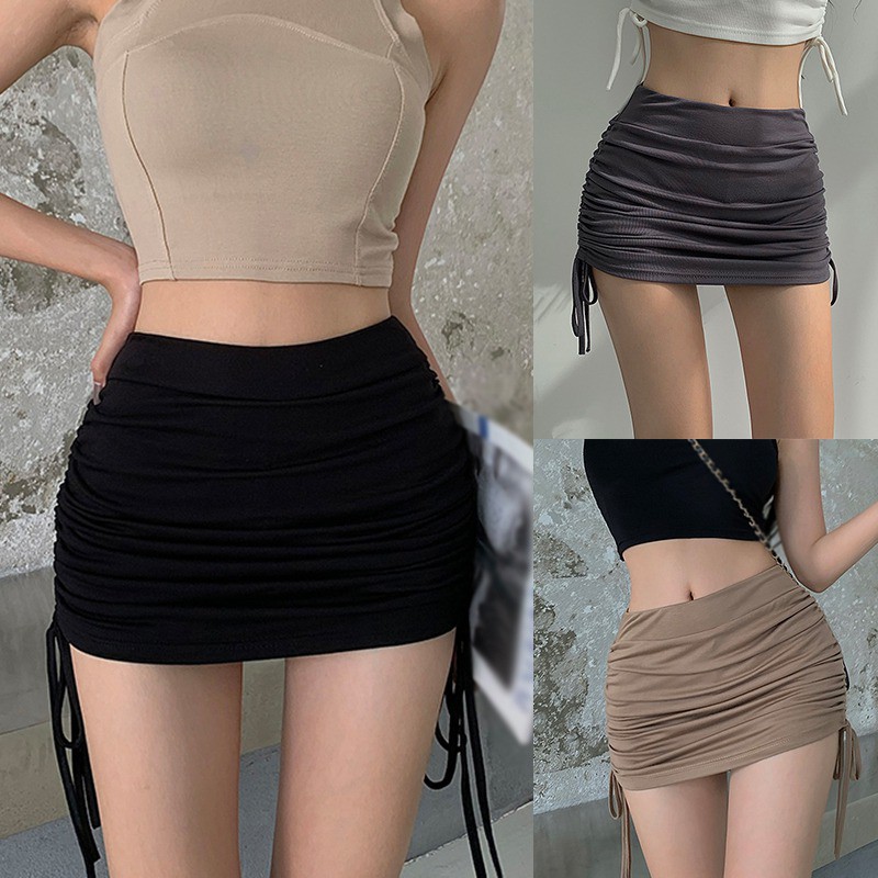 Maria Khaki Mini Skirt