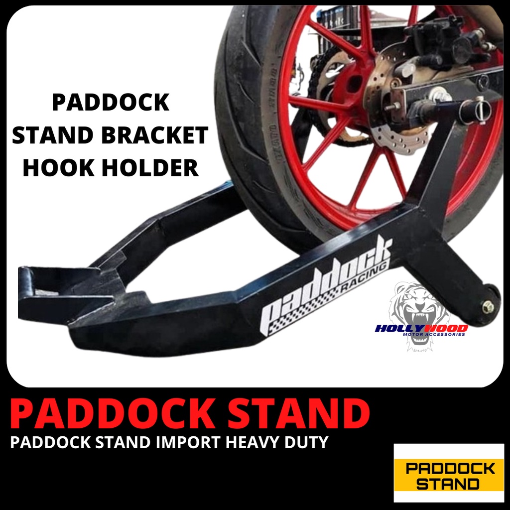 PADDOCK STAND KOTAK MODEL SWING ARM PEDOK IMPORT HEAVY DUTY SUPERBIKE