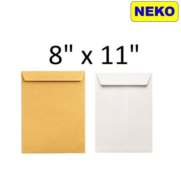 8" x 11" Envelopes Brown / White ( 50's/pack ) Shopee Malaysia