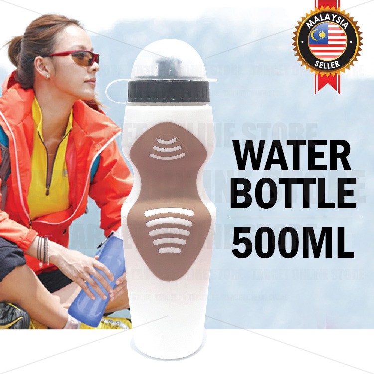 500ML Drinking Water Bottle With Cover Sport Hiking Bicycle Outdoor ...