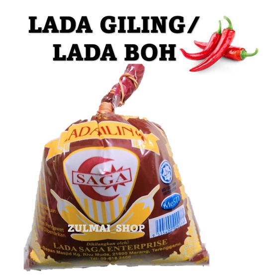 Cili Lada Giling Lada Boh Cap Saga Shopee Malaysia