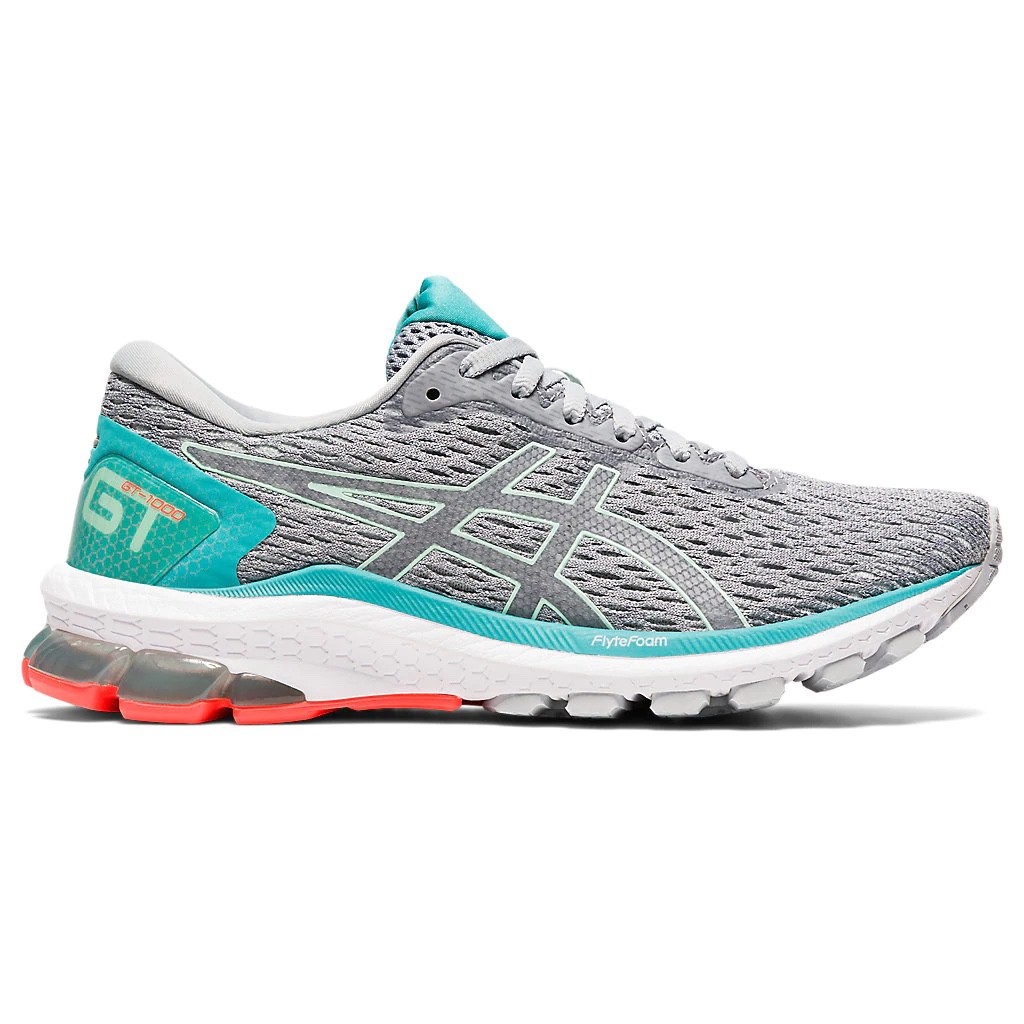 Asics GT 1000 9 Women Piedmont Grey Bio Mint Shopee Malaysia