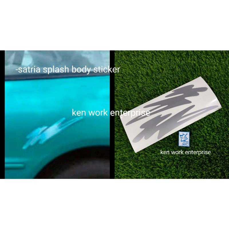 sticker satria splash body sticker | Shopee Malaysia