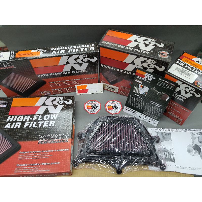 K&N AIR FILTER KAWASAKI Z800 Z900 ZX10 ER6 H2R VERSYS ZX6 Z1000