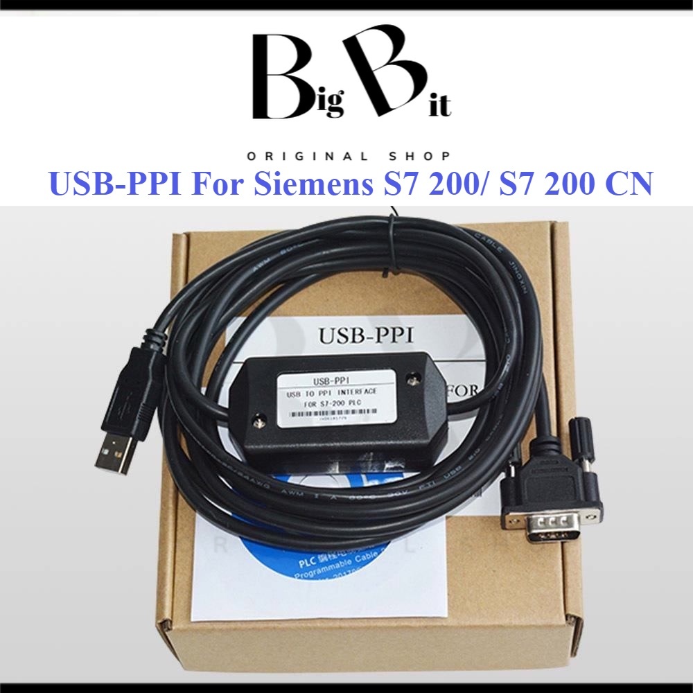 Bigbit S7-200 PLC S7 200 USB PPI Cable PLC Cable USB-PPI Siemens PLC ...