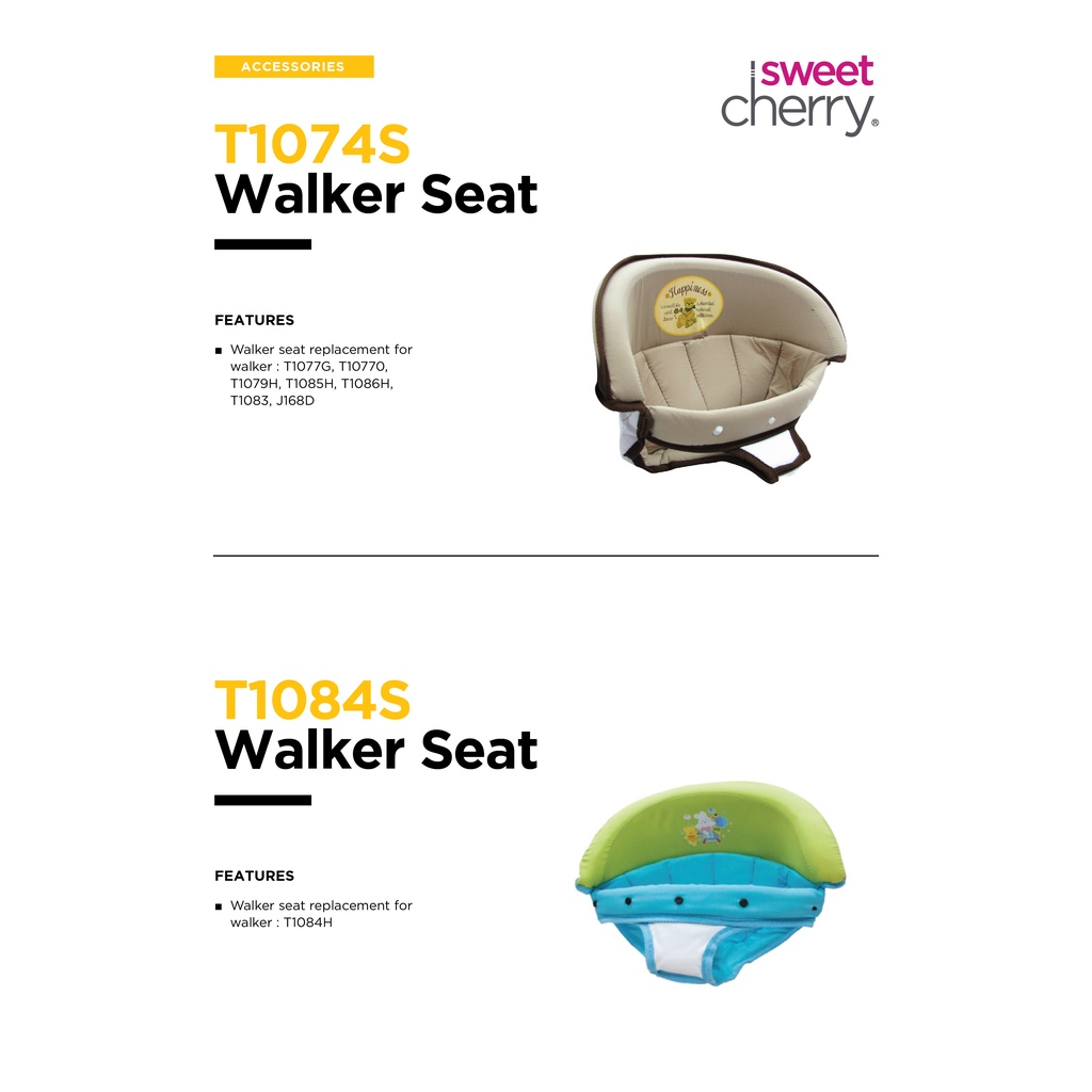 Sweet cherry walker seat replacement sales