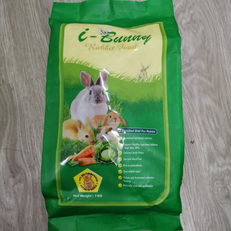 1Kg i-Bunny Rabbit Food ( ship in Box ) | Shopee Malaysia