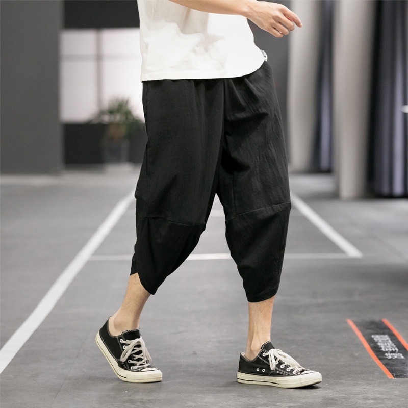 Brand Casual Harem Pants Men Jogger Pants Men Fitness Trousers Male  Traditional Harajuku