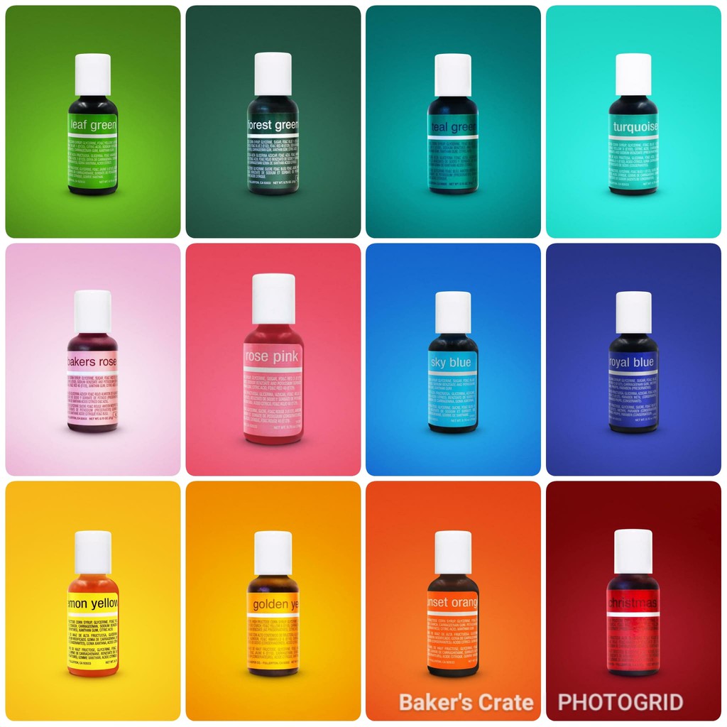 Chefmaster Liqua-Gel Food Coloring 20g (REGULAR COLORS) | Shopee Malaysia