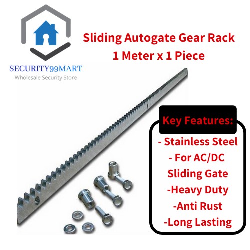 Sliding Autogate Gear Rack 1Meter Length [1Piece] Sliding Autogate ...