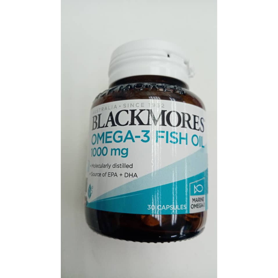 BLACKMORES FISH OIL (Omega3) 1000 MG 30 CAPSULES Shopee Malaysia