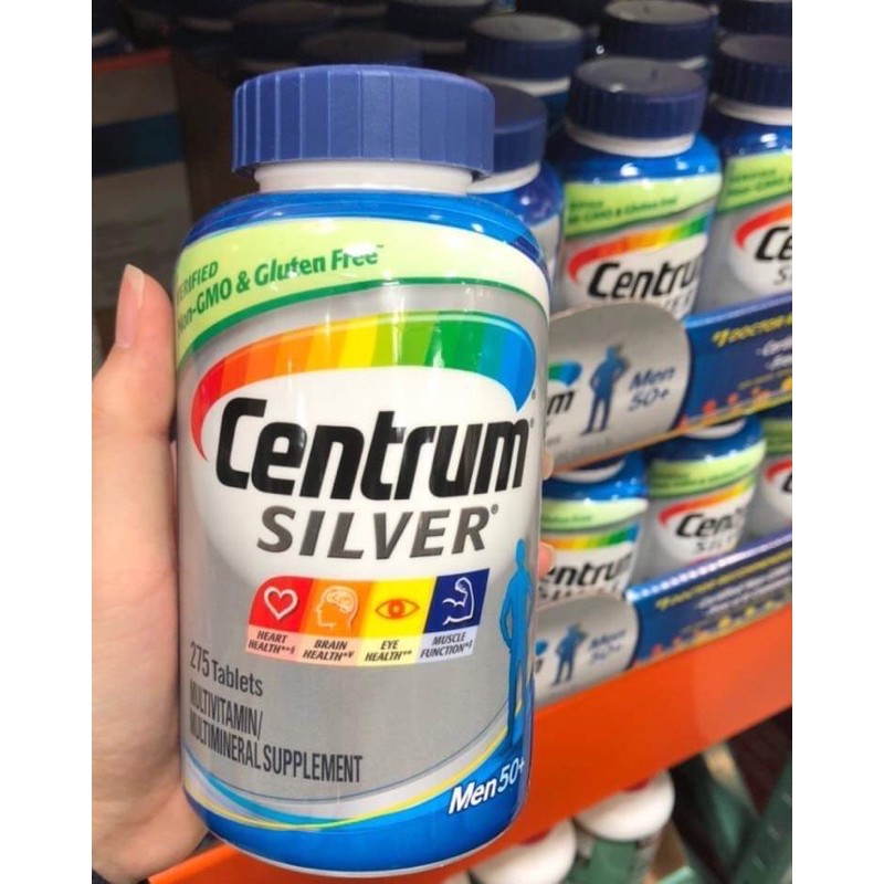 Centrum Silver Men Multivitamin / Multimineral Supplement Tablet ...