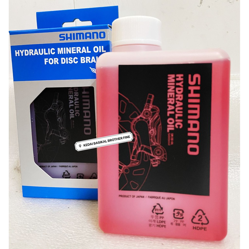 ORIGINAL HIDRAULIC MINERAL OIL FOR DISC BRAKE SHIMANO/MINYAK BREK ...