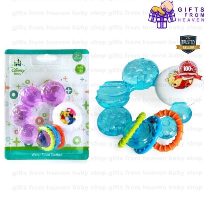 PUREEN DISNEY POOH CHARACTER BABY WATER FILLED TEETHER 7075 | Shopee ...