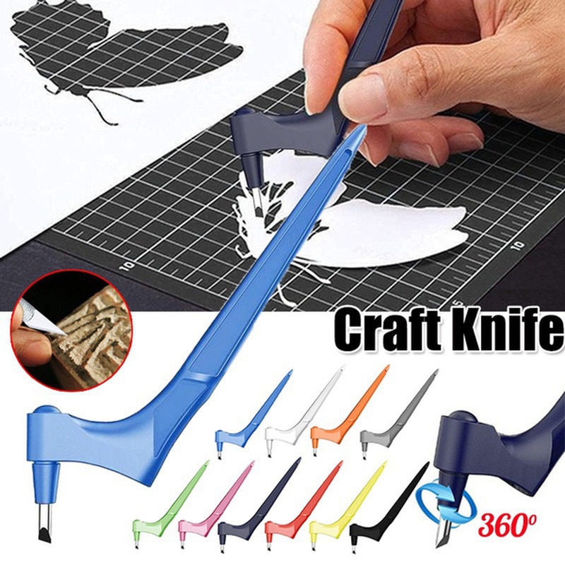 Steel Hook Blades Utility Knife Box Rop Paper Envelope Cutter Utility Knife  Letter Opener Student Art Double-edged Safety Cut