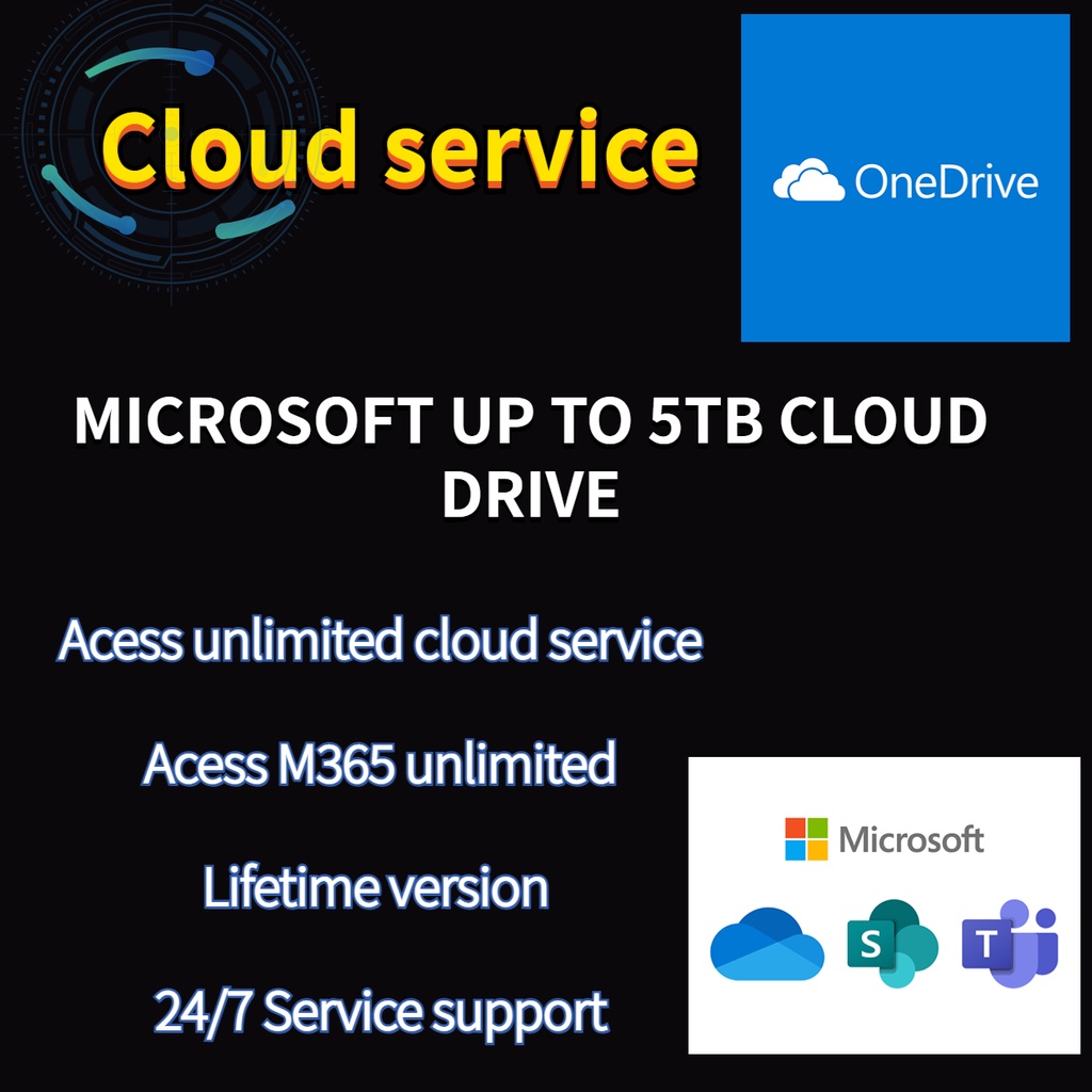 Microsoft Cloud Storage up to 5TB Shopee Malaysia