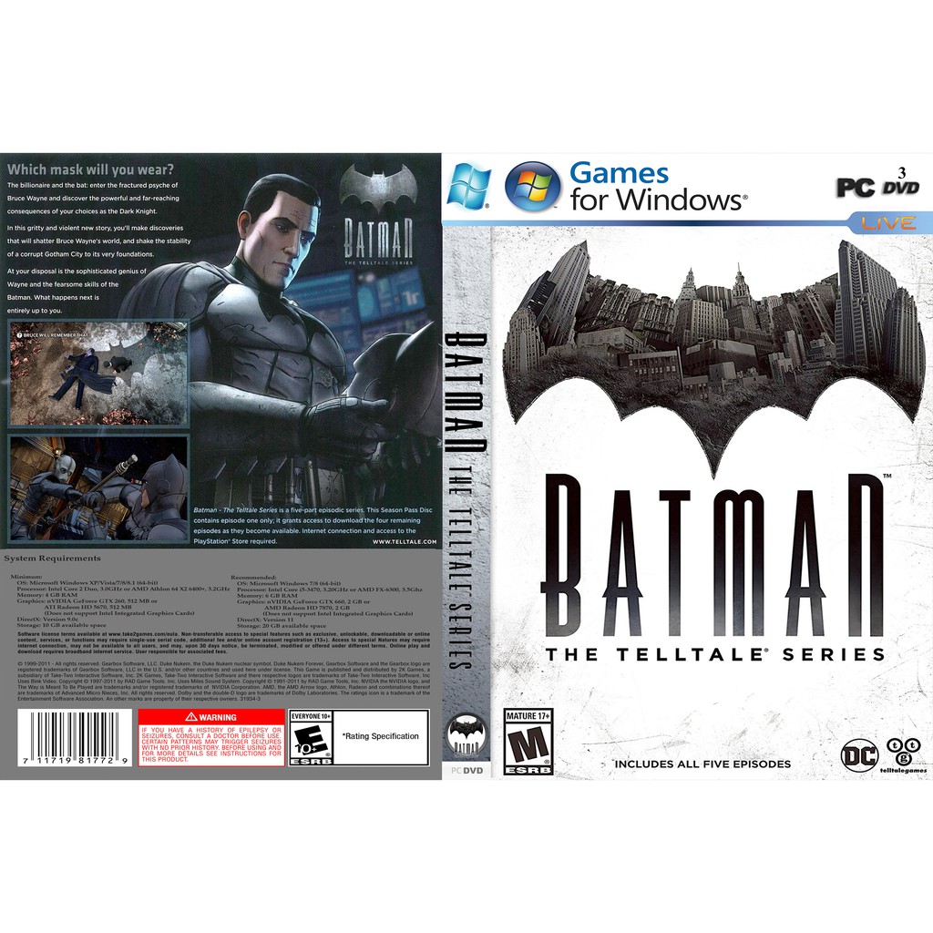Batman: The Enemy Within – The Telltale Series – Shadows Edition PC ...