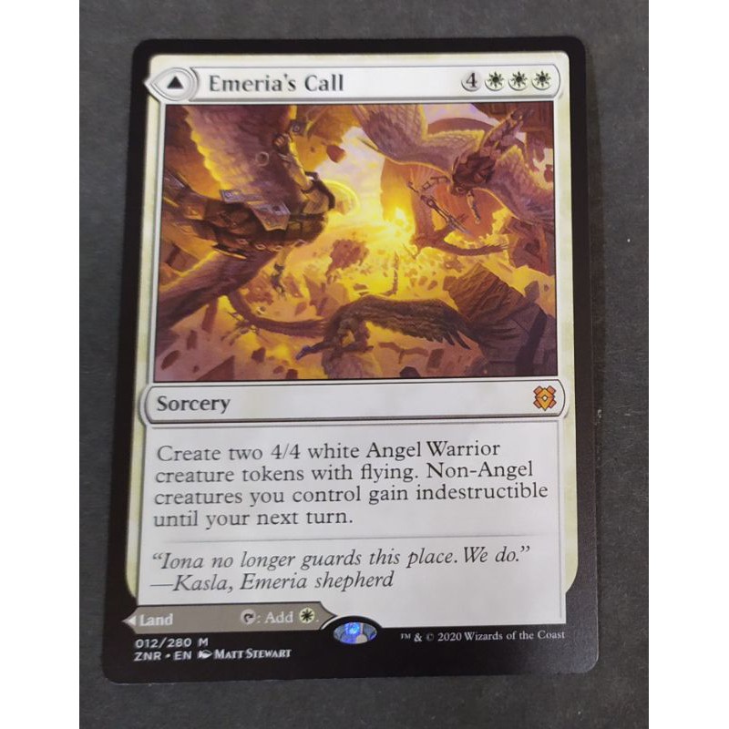 Magic: The Gathering - Emeria's Call // Emeria, Shattered Skyclave (Richiamo Di Emeria) – Carta Singola M, Zendikar Rising - 4