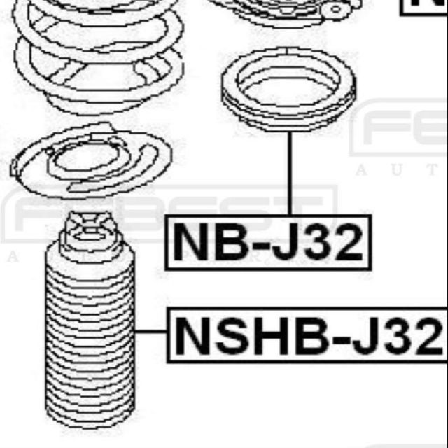 NISSAN TEANA J32 REAR ABSORBER BOOT / ABSORBER DAMPER /ABSORBER BUSH ...