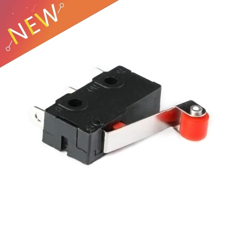 Roller Arm Micro Limit Switch 3pin NO NC 5A 250V for CNC 3D Printer ...