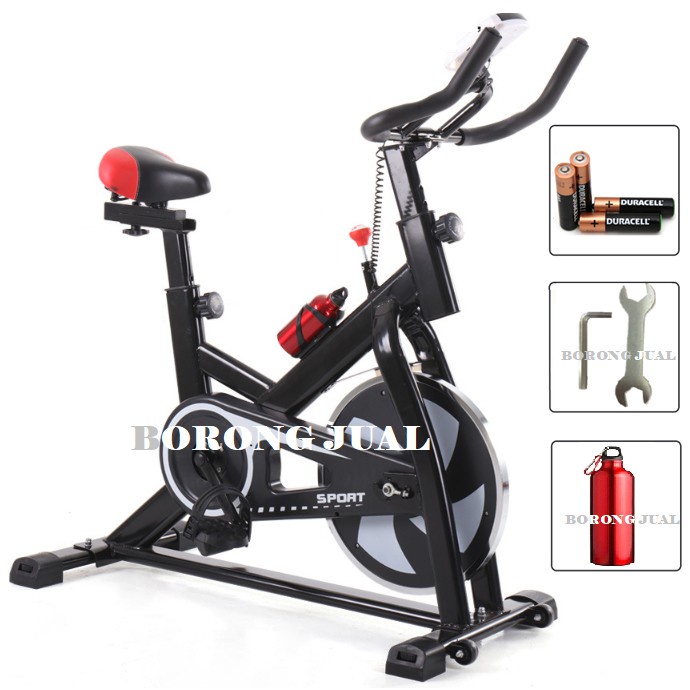 Fitness Iron Wheel Exercise Bicycle Cycling Gym Fitness Spin Bike basikal Shopee Malaysia