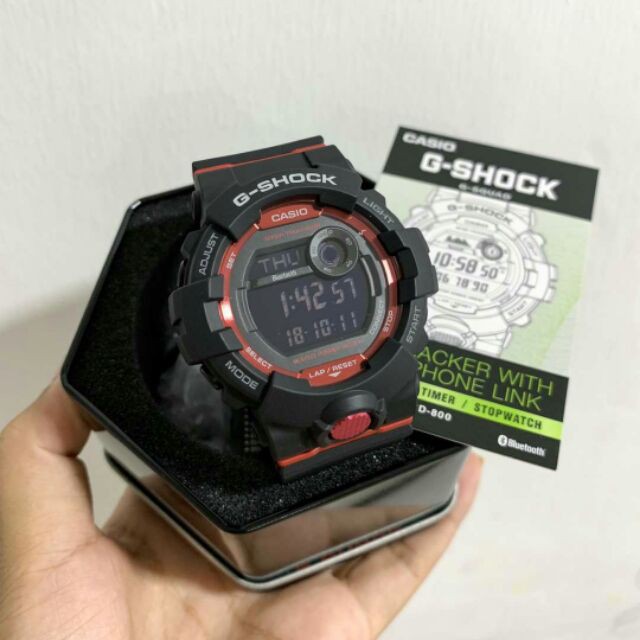 Casio G Shock GBD800 GBD 800 1DR Bluetooth G Squad Series Shopee Malaysia