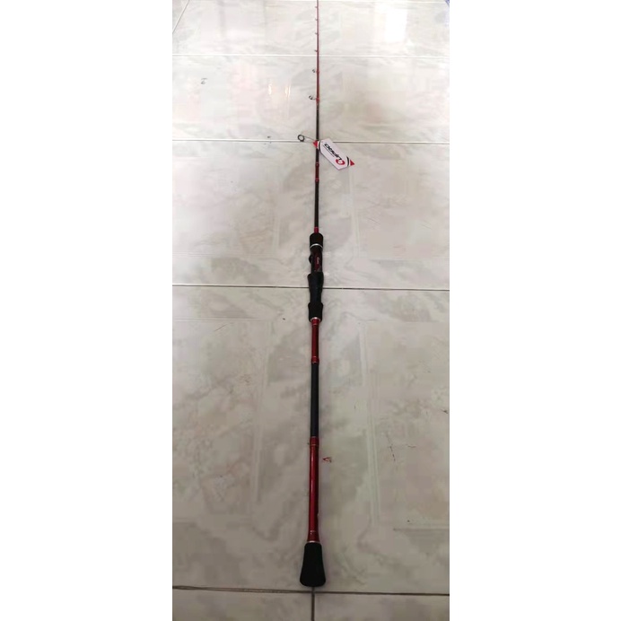 Eupro Red Hunter Gen2 Jigging Rod Solid Carbon Spinning Shopee