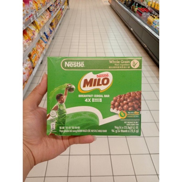 Milo Breakfast Cereal Bars (Individual pack) Shopee Malaysia