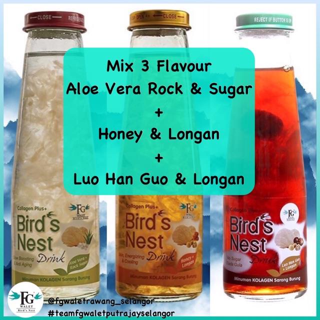 FG Walet Birds Nest Drink by Fouziah Gous (1 carton = 24 / 18 Botol