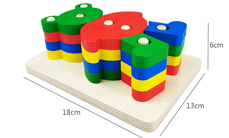 Treeyear Montessori Toys for 18+ Months Old Boys Girls-Wooden Sorting ...