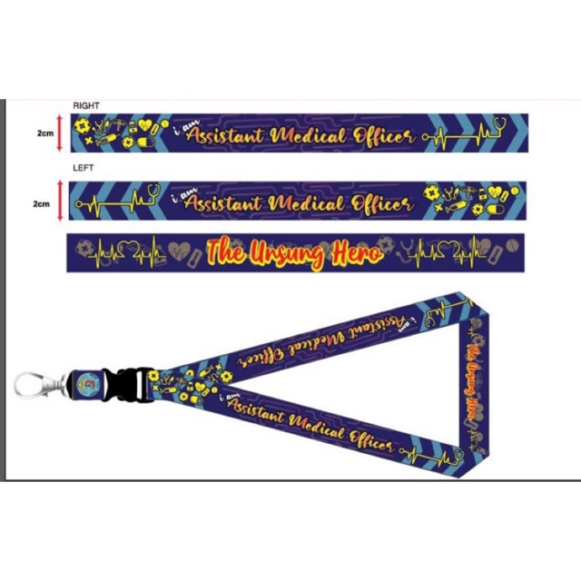 🔥READY STOCK🔥 LANYARD ASSISTANCE MEDICAL OFFICERS | Shopee Malaysia