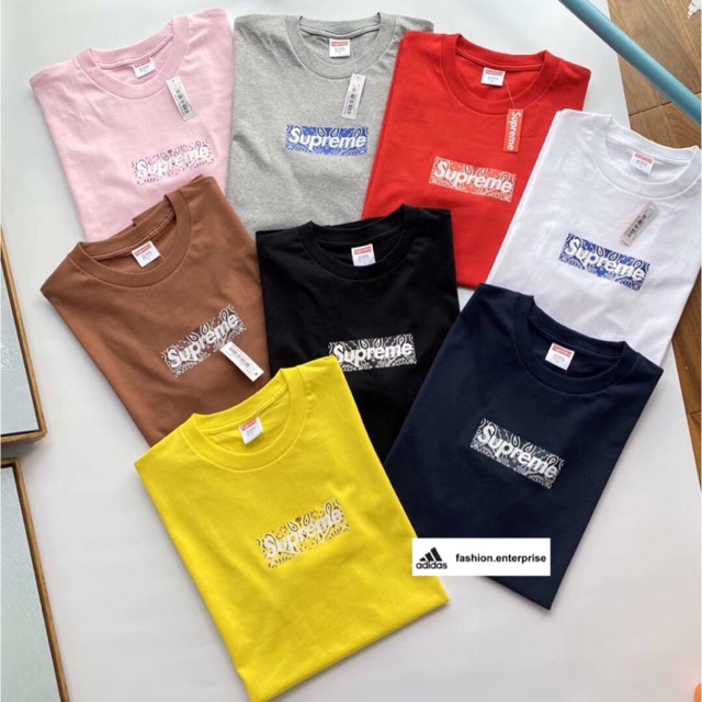 FASH Supreme Bandana Box Logo Tee | Shopee Malaysia