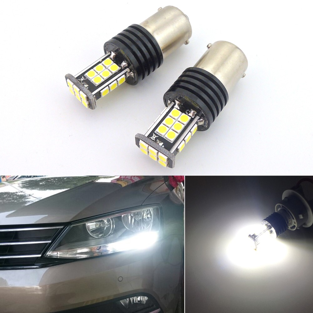 2PCS HID White Error Free LED Bulbs Fit for 20112016 MK6 Volkswagen