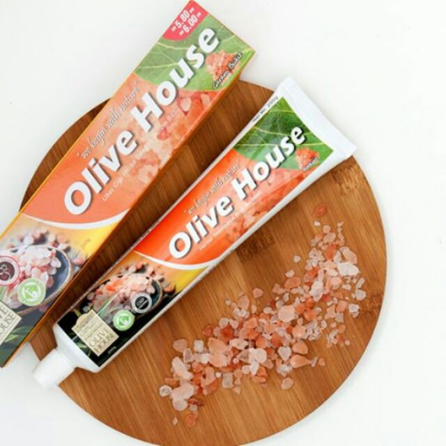 Olive House UBAT GIGI GARAM BUKIT, ROCK SALT TOOTHPASTE 200g | Shopee ...