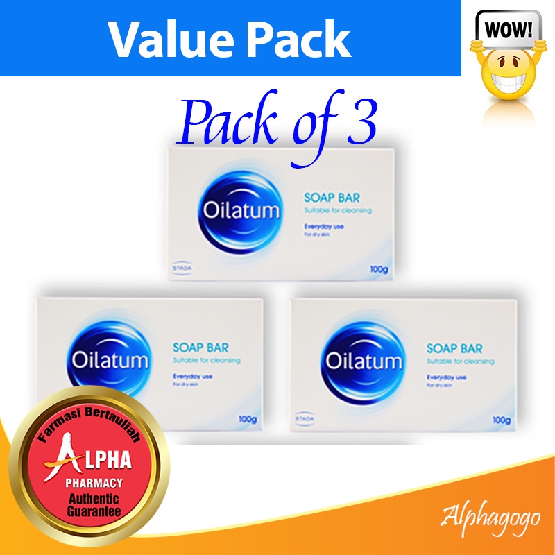 Oilatum Soap Bar For Dry Skin (100g / 3 X 100g) Shopee Malaysia
