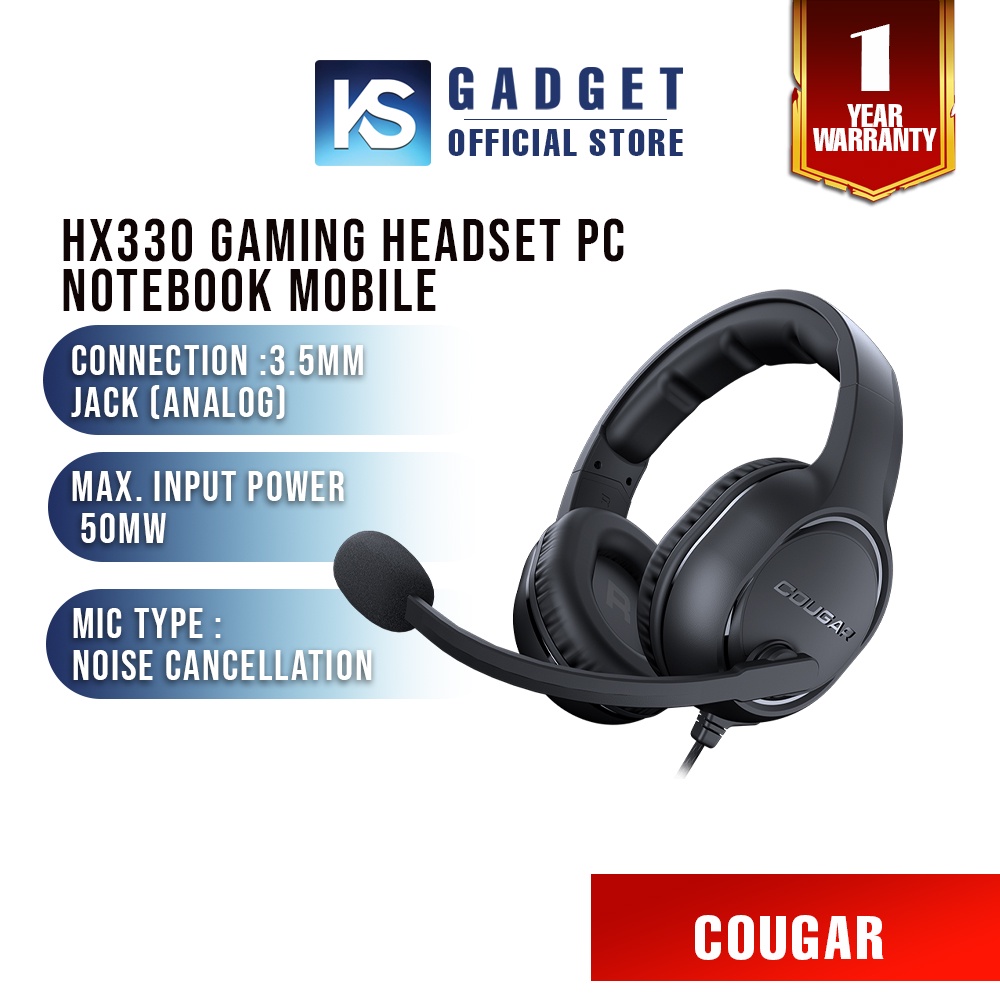 Cougar hx330 gaming discount headset