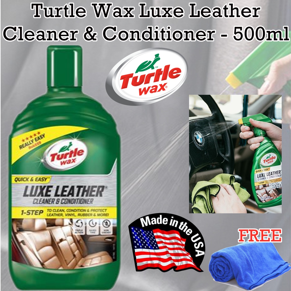 TURTLE WAX, Water, Liquid, Leather Cleaner And Conditioner