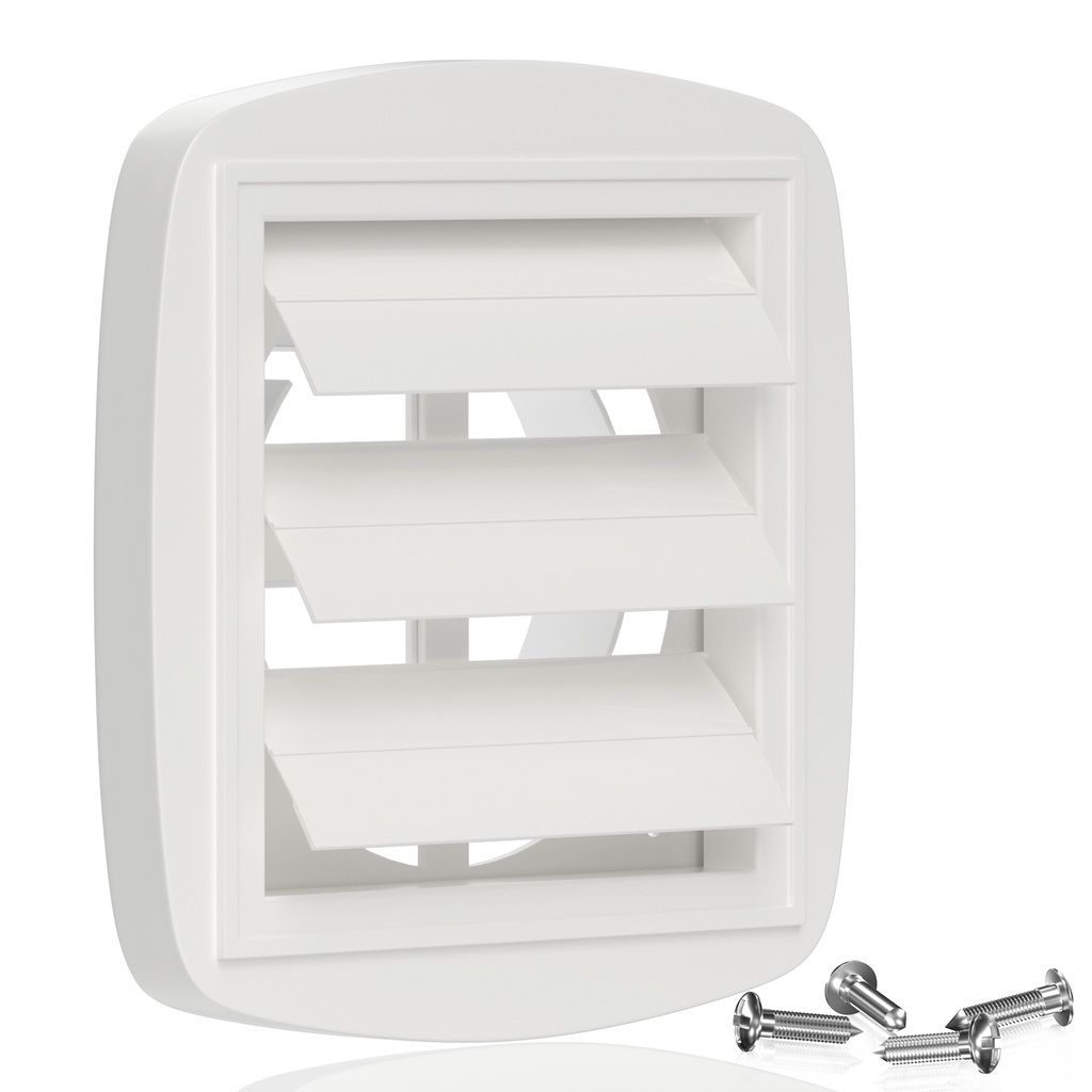 Dryer Vent Covers, Adjustable 4" to 5" to 6" Outdoor Vent Covers, Wall