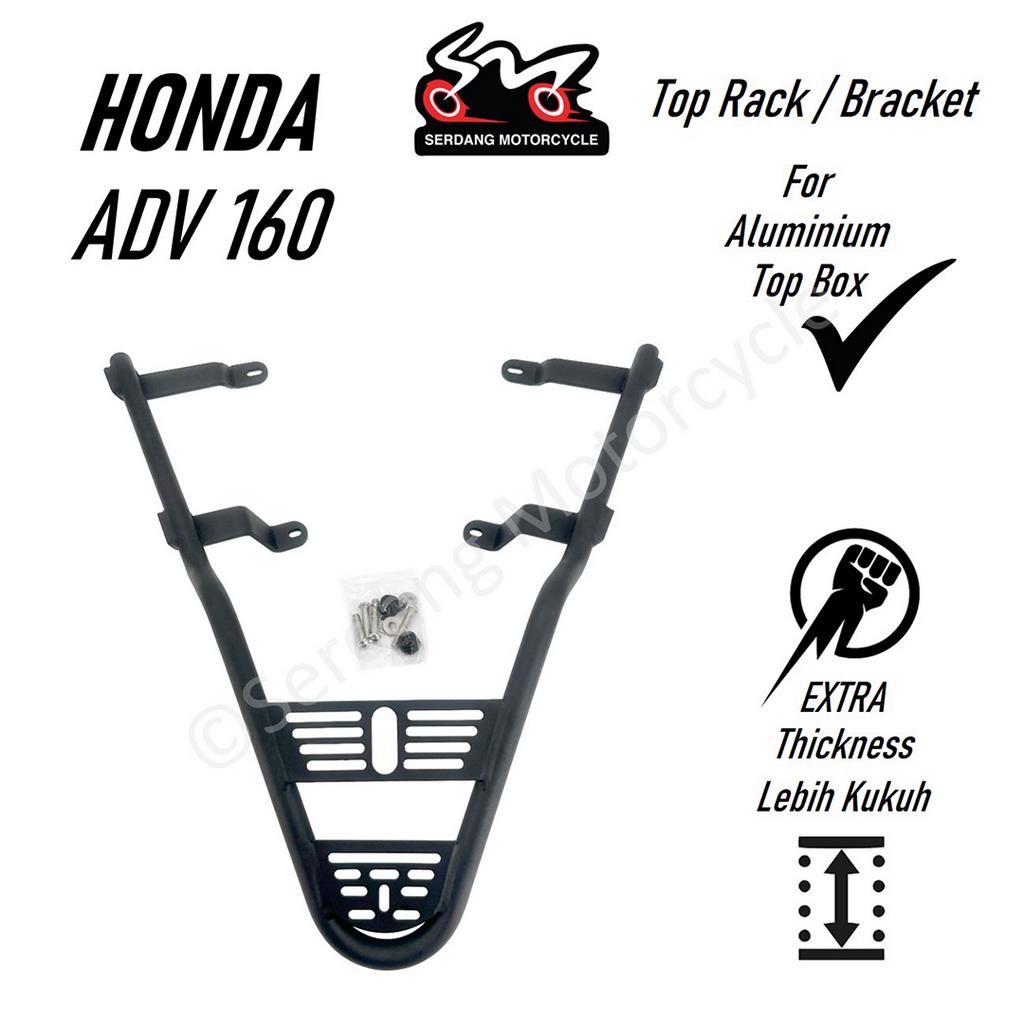 Honda ADV 160 Top Rack Bracket Rear Luggage Rak Bagasi Pemegang Kargo ...