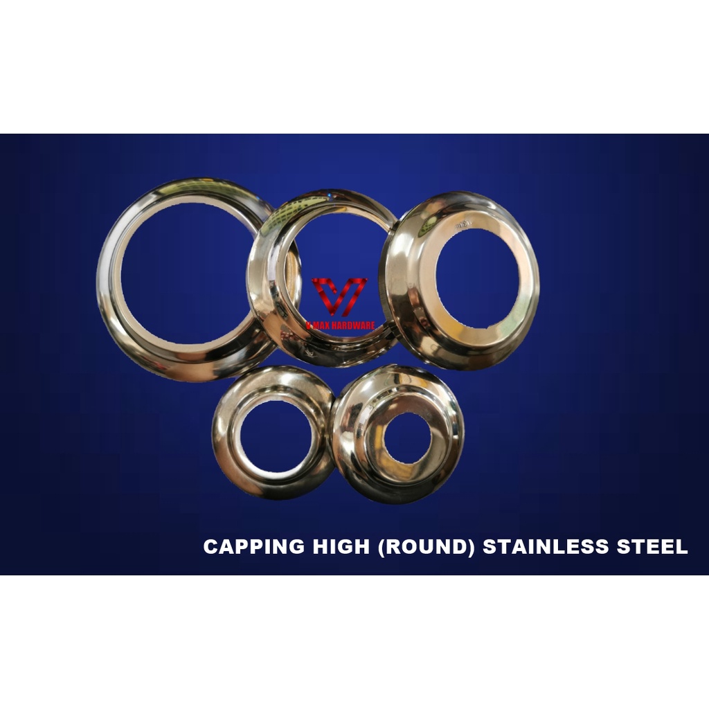 CAPPING HIGH (ROUND) STAINLESS STEEL | Shopee Malaysia