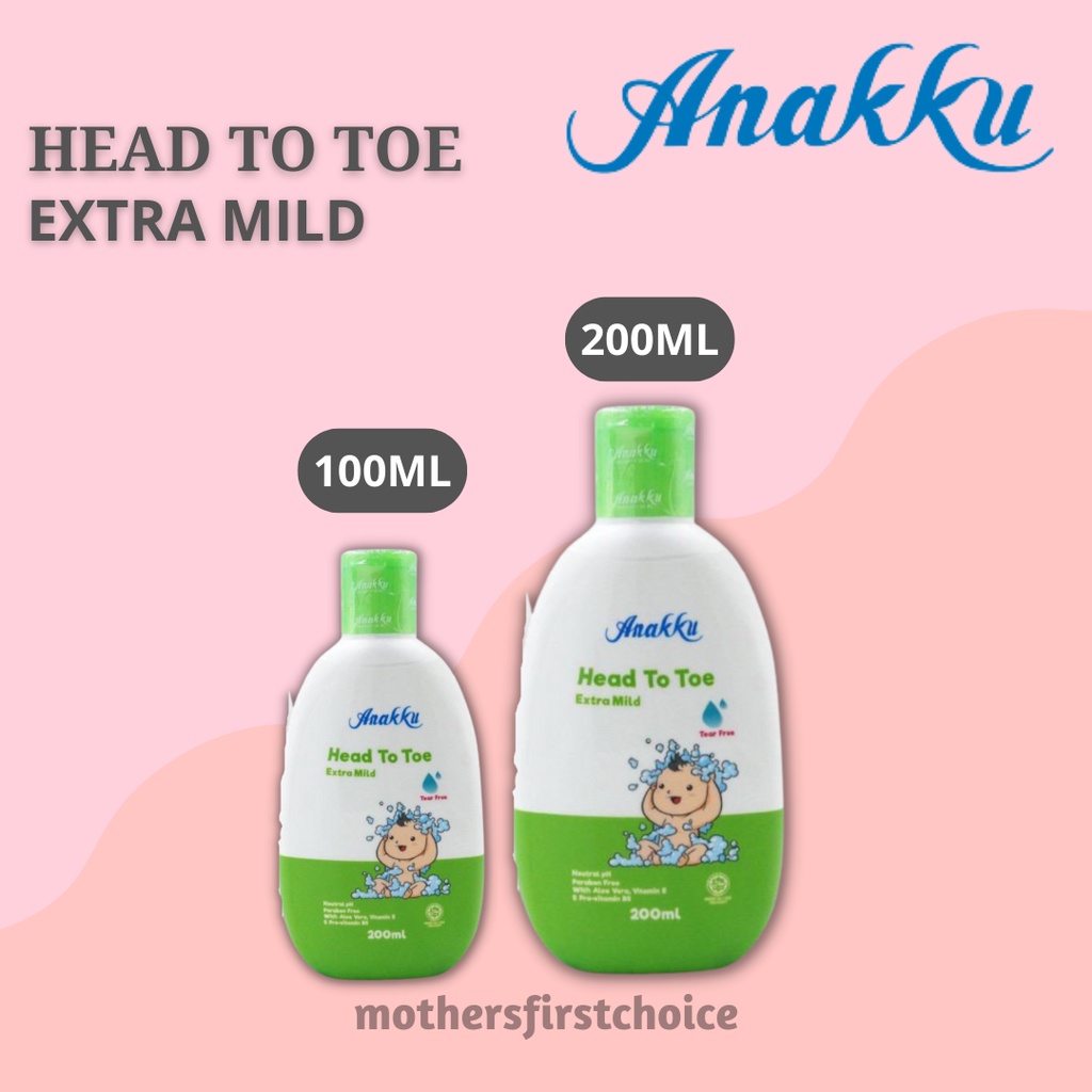 Anakku Baby Bath Extra Mild HEAD TO TOE / Sabun Mandian Bayi | Shopee ...