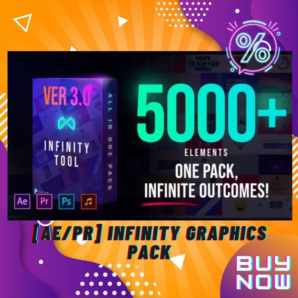 Infinity Graphics Pack| Adobe After Effects and Premiere Pro | Video ...