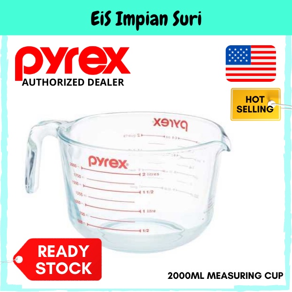 (Ready Stock!!) Corelle Brands Pyrex 2L / 2000ml Measuring Cup (6001072 ...